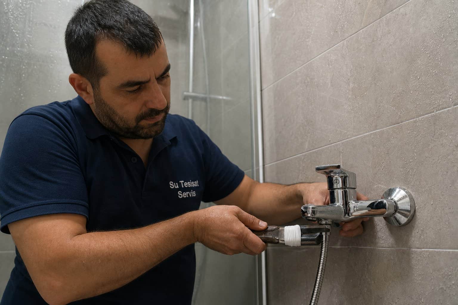 Banyo ve Duş Gideri Açma - Esas Su Tesisat