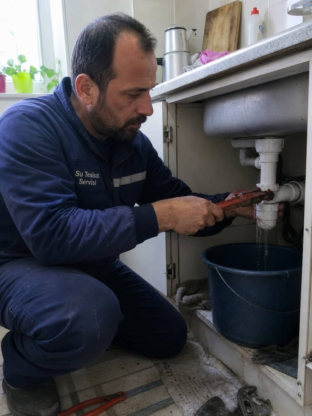 Lavabo Tıkanıklığı Açma - Esas Su Tesisat